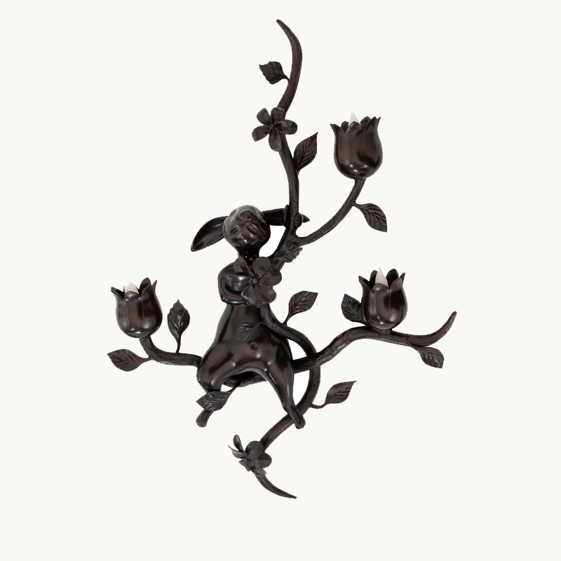 Paire d’appliques “Roméo et Julietta”